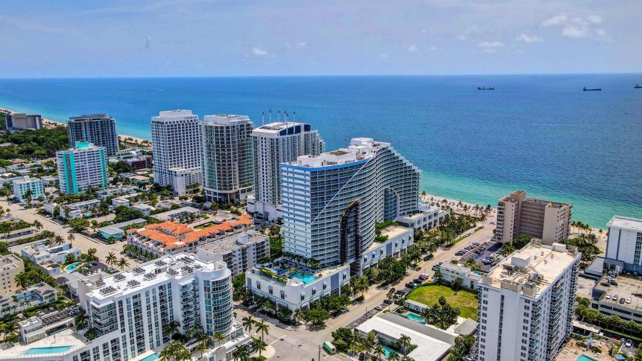 Last Min Weeknd Sale! Luxury Corner 1 Bedroom W Residence With Fantastic Intercoastal Views, Pool & Hot Tub 劳德代尔堡 外观 照片